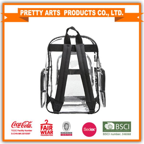 PVC Stylish Toddler School Book Bags , Kindergarten Book Bags Multi Pocket With Strap