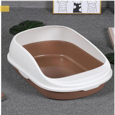Litière pour chat semi-fermée OEM ODM PP PET, 1250g