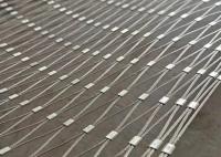 Inox 304 Flexible Woven Rope Mesh For Safety Handrail Fence