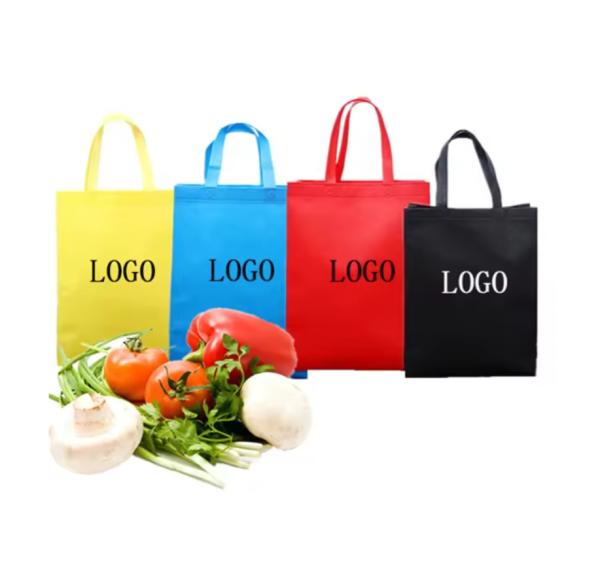 Custom Printing Eco Friendly Non Woven Bags Promotion Reusable Tote For Shopping