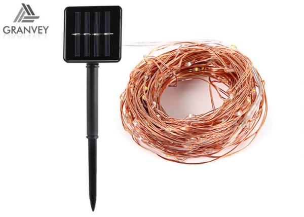 100 LED 12M Solar LED Christmas Lights Copper Wire String Chain Garden Yard Decor