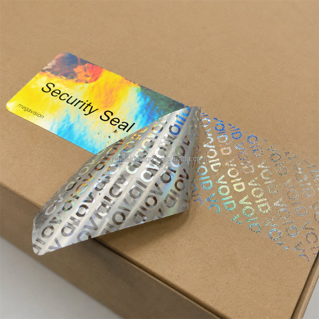Custom Printing Self Adhesive Waterproof Void Sticker Warranty Security Label Sticker