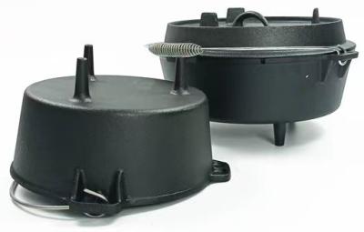 OEM Enamel Cast Iron Pot 24.5X13.5 For Home Cooking And Camping