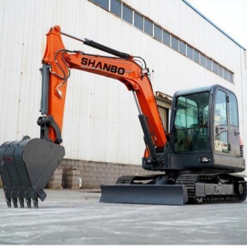 Shanbo Mini Tractor Loader Small Backhoe Crawler Excavator for Farm Garden Efficiency