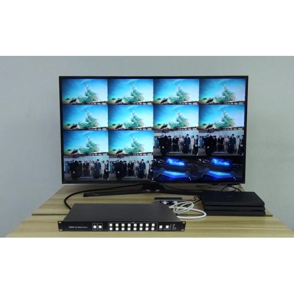 16 multi visor portuário de 4K HDMI com software sem emenda do interruptor e de controle do PC