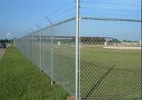 6ft Diamond Shape Galvanized Chain Link Mesh Fence For Farm