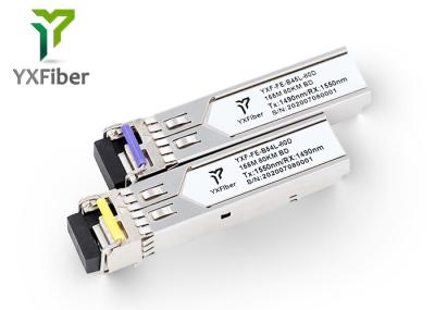 Módulo Pluggable quente de 80KM 155M SFP 1490nm 1550nm BIDI SFP