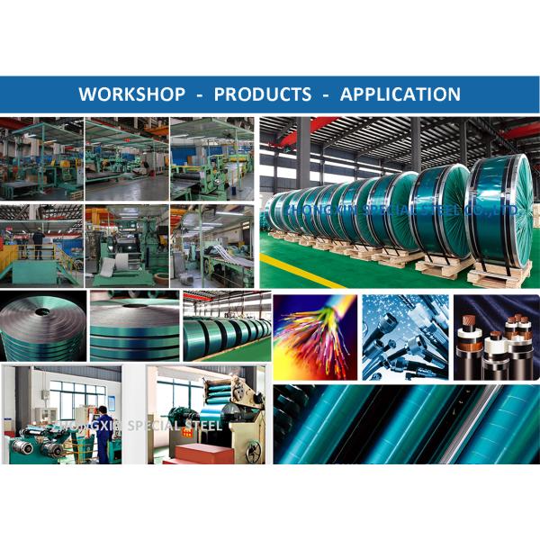 Metal Laminated Copolymer Coated Aluminium Tape Plastic 0.2mm For Optical Fibre Cable