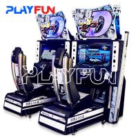 Máquina de juegos de carreras de coches D. Máquina simuladora de conducción