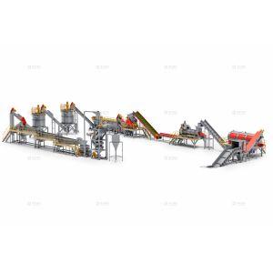Automatic Pet Bottle Washing Recycling Machine 500-1000kg/H Heavy Duty
