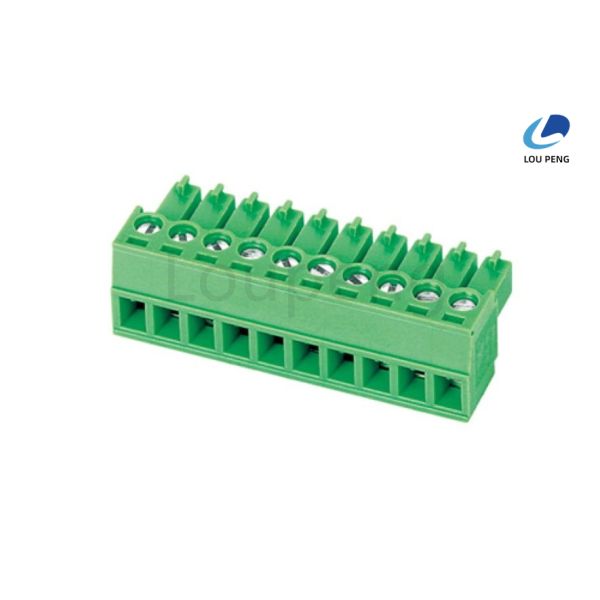 Rated voltage 300V Terminal Blocks offering temperature range minus 40 to plus 105 degrees Celsius and rated current 8A for electrical panel wiring