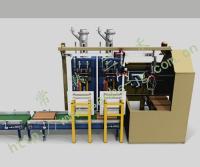 DCS-25PV 1(3) - ligne automatique d'emballage et de palletisation de sac de valve de MU-AL (multi-échelles pour la poudre) pour le granule et la poudre