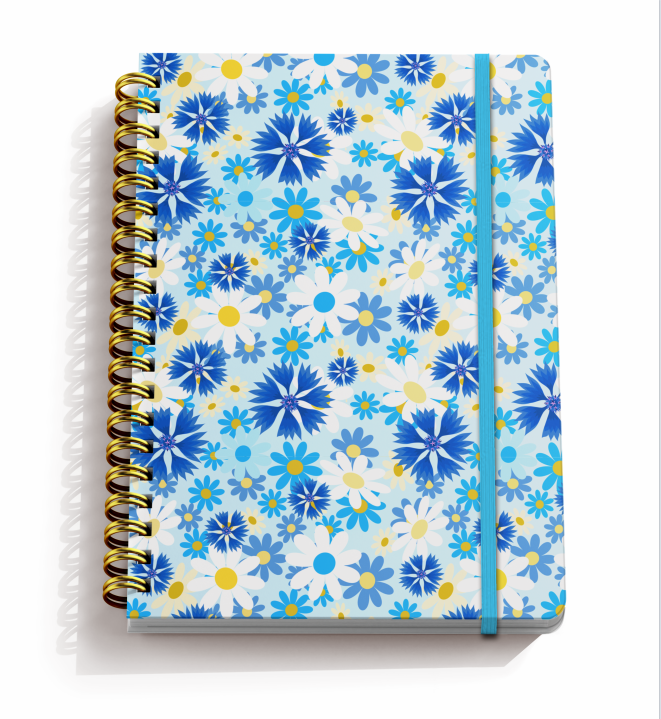 White Page Spiral Hardcover Notebook Tailored for Professionals Providing Robust Spiral Binding and Crisp White Pages