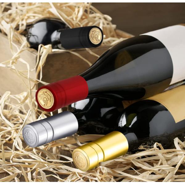 Bouteille de vin sans plomb en verre capsule capuchon rétrécissant pour la cave et l'emballage à domicile