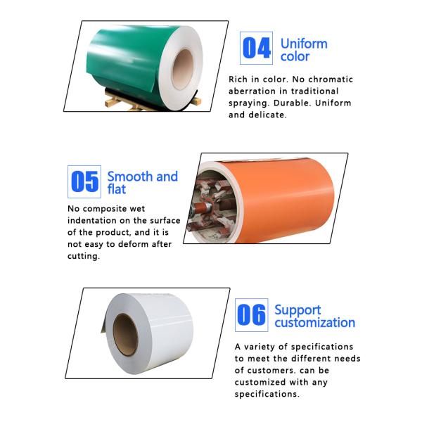 Customized Width Absolutely Affordable Painted 100-2000mm Coated Color Aluminum Coil Roll