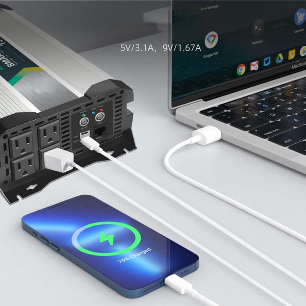 1000W Lithium Solar Inverter 1Kw Battery Pack All In One Inverter System Solar Power Grid Tie Micro Inverter