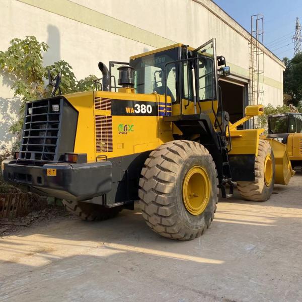 Original Japan Secondhand KOMATSU WA380 Large Wheel Loader for Machinery Repair Shops