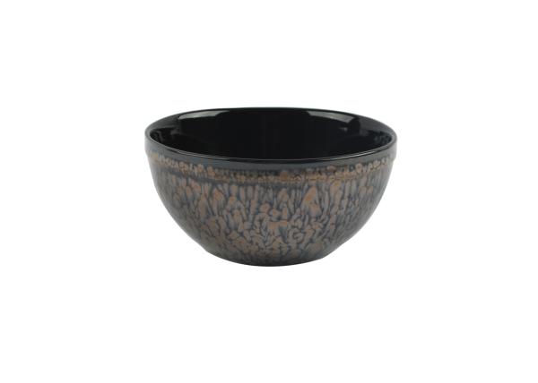 Metallic Glazed Ceramic Serving Bowls , 5 Stoneware Cereal Bowls FDA / CA65 Approved