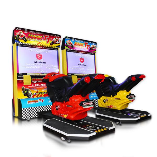 Stable Performance Bike Racing Arcade Machine Coin Operated 250W