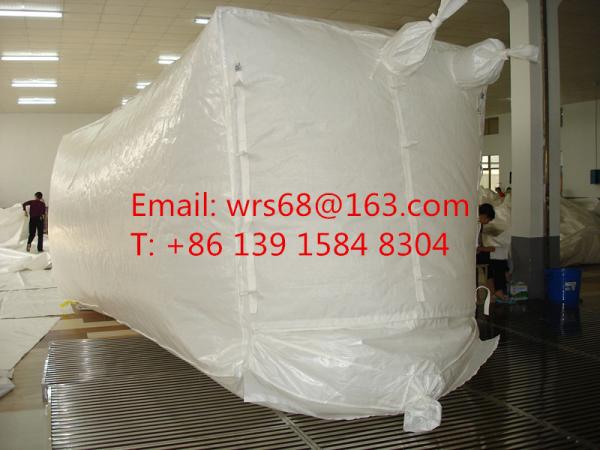 20ft PP woven dry bulk container liner for sugar for Coca cola company