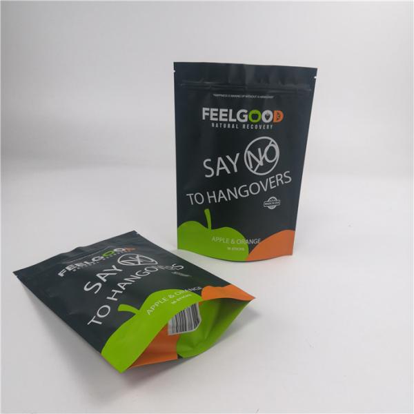 Мешки молнии Mylar 120mic закуски стоя 20*15*8cm для еды