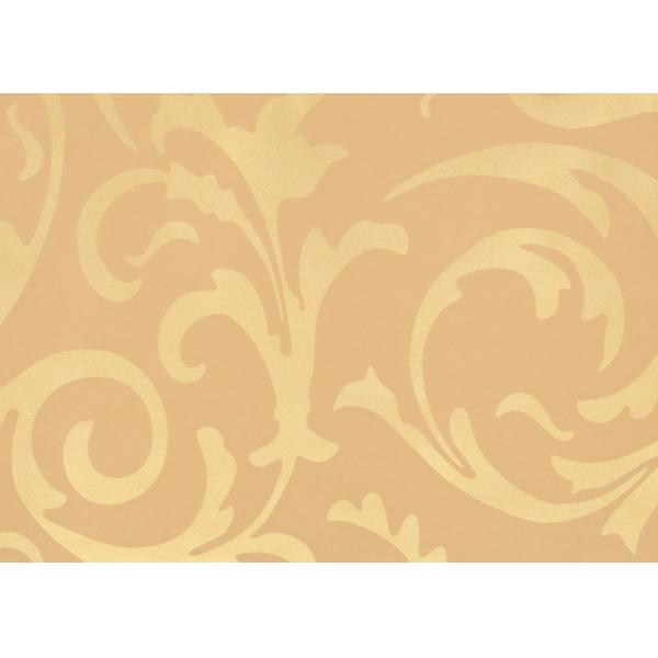 Съемные европейские обои типа с роскошной золотистой картиной листьев