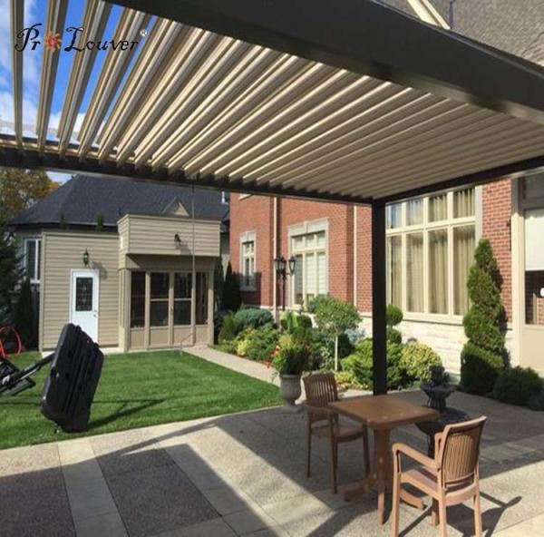 Factory Price! Automatic Waterproof Roof Pergola Louver, Aluminum Louver Roof