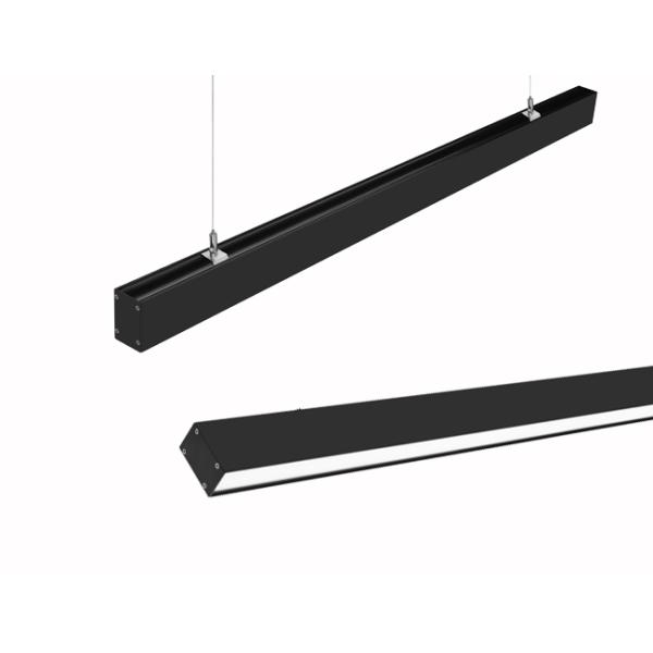 SMD2835 PC 6000K Ra80 Linear LED Ceiling Lights 120° Library 50000h Life