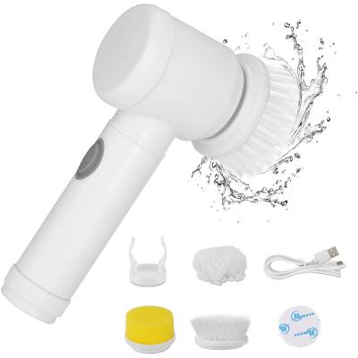 Nylon Power Electric Cleaning Brush For Bathroom Tiles 800mAh