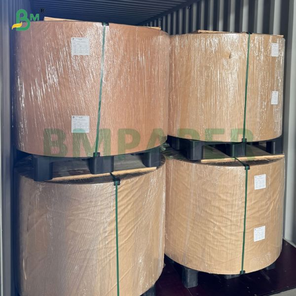 35GSM 40GSM White MG Kraft One Sided Glossy Shoe Wrapping Paper In Roll