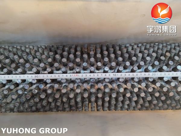 A106 Gr.B ASTM Studded Pipes With CS Fins For Air Cooler And Steam Generator