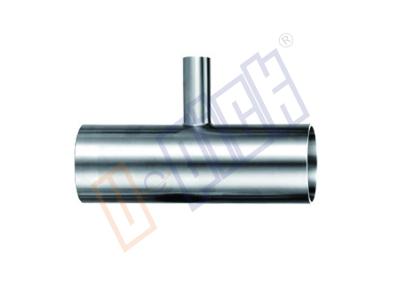 Welding Short 304 Stainless Steel Reducing Tee For Pipe Connections T Style