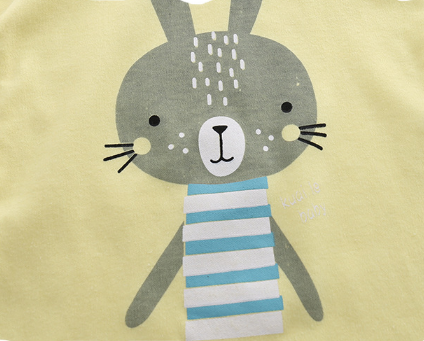 New Arrived wholesale Animal patterns long sleeve kids clothing set