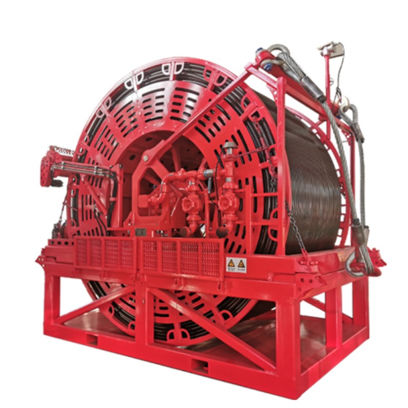 Low Profile Tubing Working Reel 355B/335D/355E Material 15000 psi Pressure