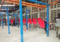 Linha + forno de revestimento do poder da fábrica do metal com quadro de apoio do trole