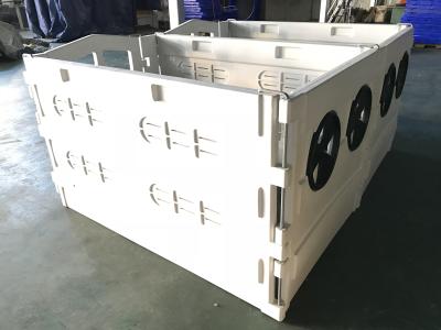 Insulated White Polyethylene Rectangle Calf Pens for All Weather Protection