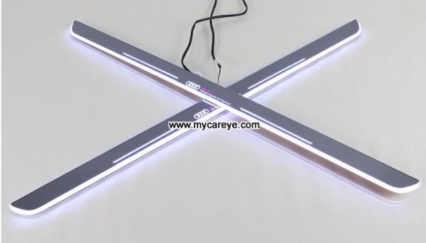 Audi A3 S3 car Door Sill LED light Scuff Plate protector step cover guards