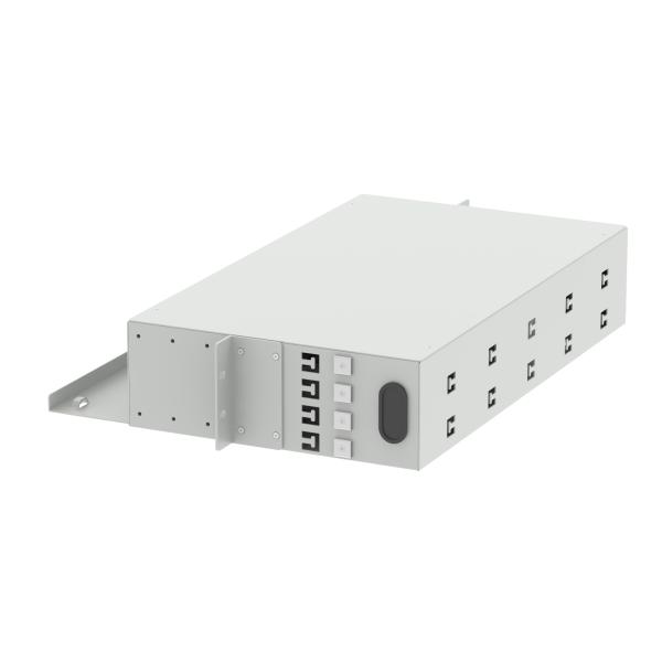 FC APC Optical Distribution Frame 48 Ports 19 Inch Patch Panel Ideal for FTTX and Network