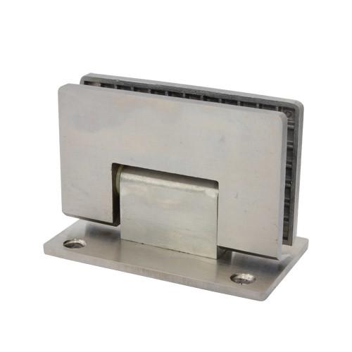 Stainless steel Bathroom hinge RS802, Square 90 degree, wall to glass connector hinge, satin, mirror, golden, black