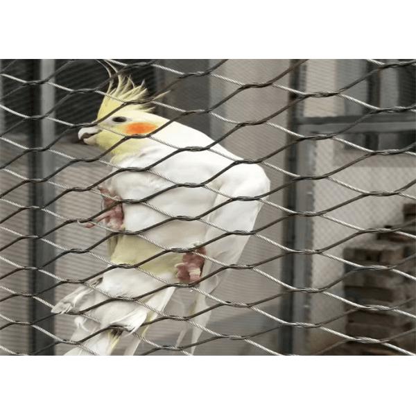7X7 Stainless Steel Aviary Mesh Ferruled Bird Enclosure Netting For Zoo Animal