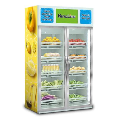 máquina de venda automática combinado recondicionada com leitor de cartão Multidoors 1000W