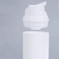 White Color Crimp Pump Airless Dispenser Bottle With 30ml 50ml 80ml 100ml Support Customization
