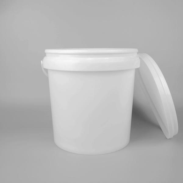 10L Round Transparent Plastic Bucket with Lid