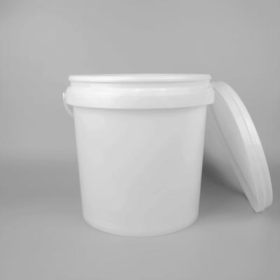 Customized Transparent Plastic Bucket With Lid Round 8L 10L