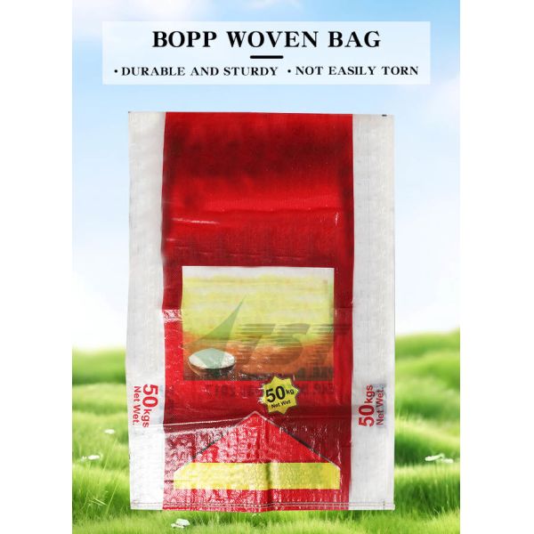 Multifunctional BOPP Laminated Woven Bags For Rice Pet Food Sugar Construction Materials