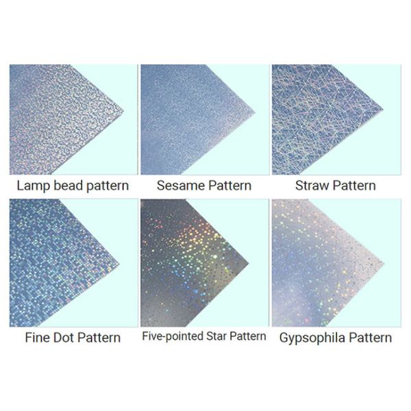 Holographic Vinyl A4 Inkjet Sticker Paper self adhesive a4 labels for Laser Printer