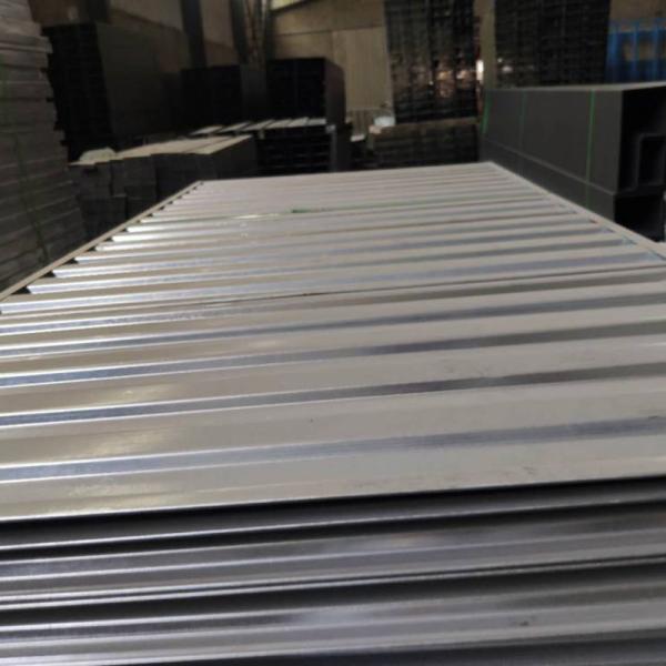 50-200mm Corrugated Cable Tray Fireproof Customized Length Maximum Workload As Needed
