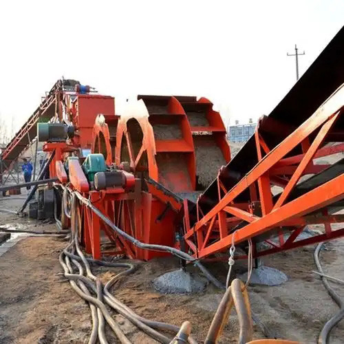 Machine à laver le sable par seau Sélection des sédiments Équipement de lavage des pierres en poudre