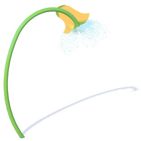   Fiberglass 304 stainless steel Wind Chime Flower Spray Aqua Water park Accessories Commercial Splash Pads