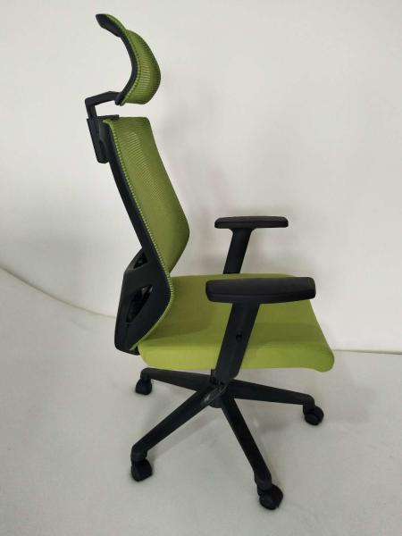 Cadeira de giro traseira alta do braço preto, 100mm-70mm Mesh Desk Chair
